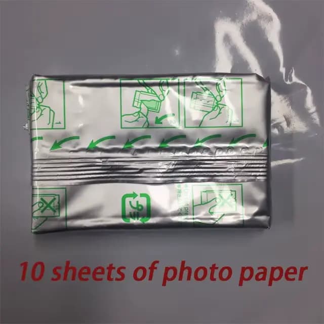 10/20/40/60/80/100 feuilles Fujiflm Instax large 400 Film papier Photo 5 pouces grand Format large 3