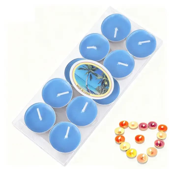 Ensemble de bougies parfumées rondes en aluminium, 10 pièces, pot de bougies parfumées, bricolage, s
