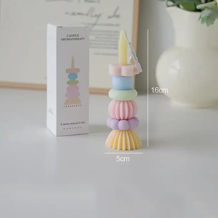 Bougie parfumée à longue tige, bricolage, aromathérapie, cire de soja, pour mariage, anniversaire, f