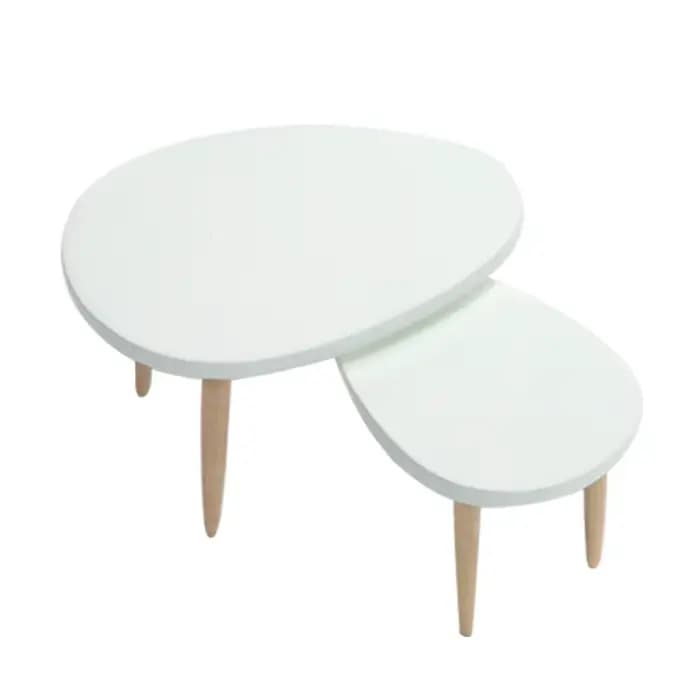Table basse triangulaire l'inventaire maison de courses, bureau d'ordinateur, table à thé, modèle po