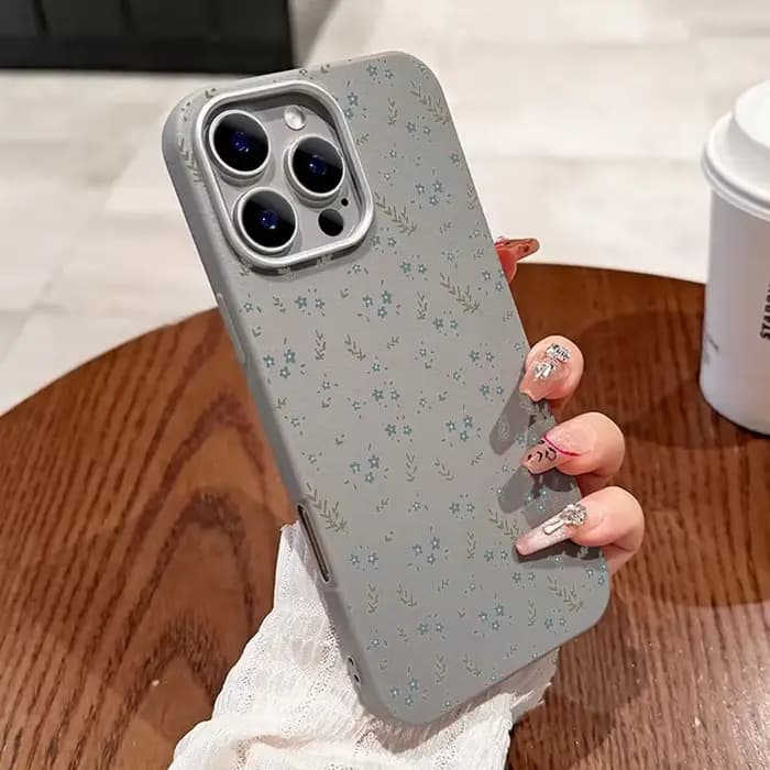 Coque de téléphone à motif de petite fleur Lichee, étui antichoc pour iPhone 17 16 Pro Max 15 14 13 