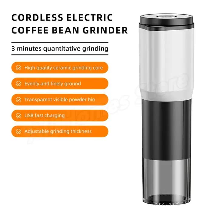 Moulin à café électrique domestique automatique, petite machine à café, cadeau, moulin à grains élec