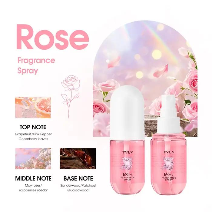 Spray de parfum sans alcool de 50 ml, une variété de parfums durables, spray de parfum rafraîchissan