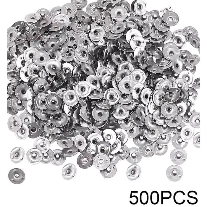 Ensemble d'onglets de bougies en métal, 500 pièces, Base de support, fournitures de fabrication de b