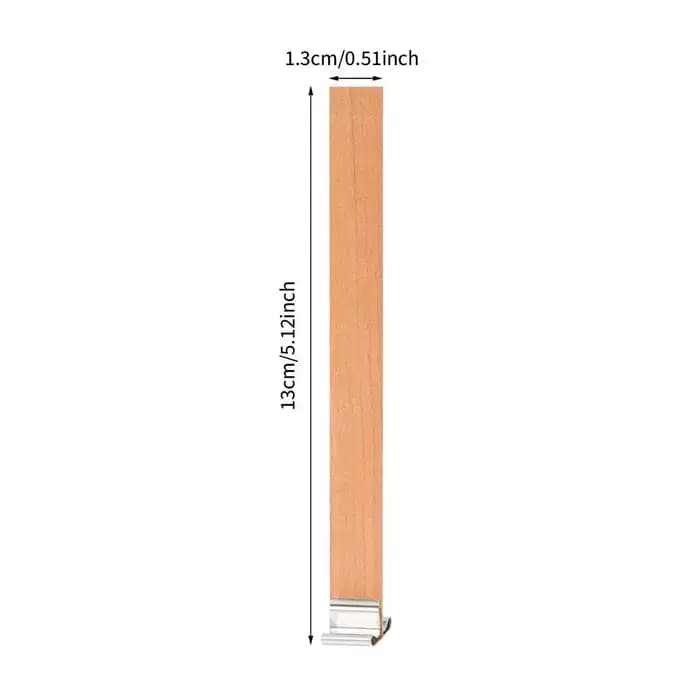 Mèche de bougies en bois pour bricolage, Kit de fabrication de pots de bougies en paraffine, noyau d