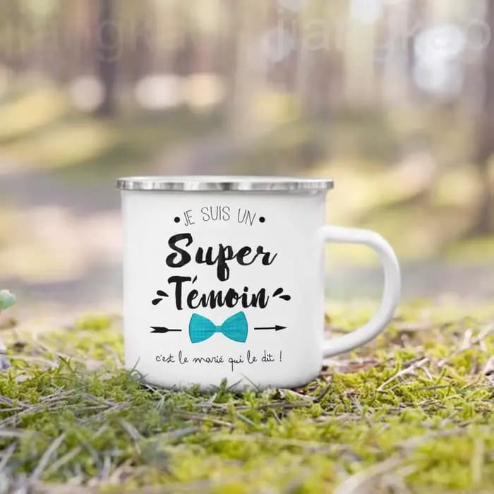 Je suis un grand témoin tasses imprimées Bachelorette Party tasse à café demoiselle d'honneur meille
