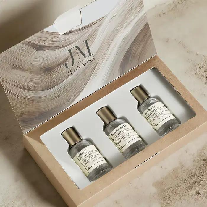 Coffret Cadeau Mini Parfum de Luxe Élégant Boisé Chaud Santal Frais Fruité Longue Durée Unisexe Parf