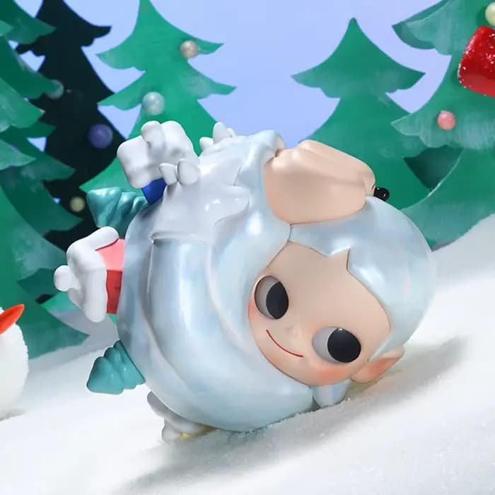 POPMART Zsiga l'hiver des cadeaux série boîte aveugle Surprise boîte mystère figurine d'action décor