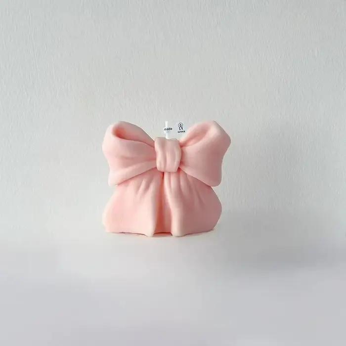 Bougie parfumée 3D en forme de nœud, décoration d'intérieur, bougie DIY, aromathérapie, bougie parfu