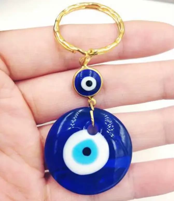 Mur grec turc Evil Eye Face, amulette, kabbale et mauvais œil pour prédire, breloque de sac de voitu