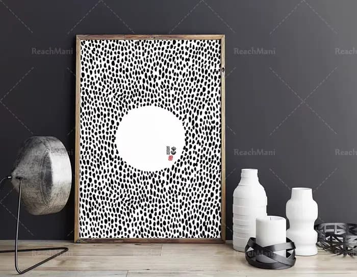 ART Store INT-Décoration murale, affiche Scandi, galerie, la plus petite œuvre d'art