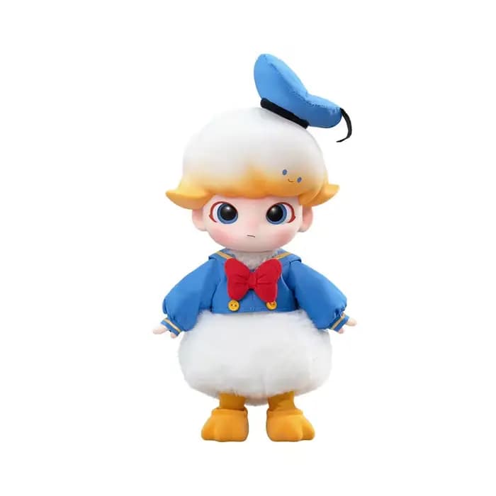 POPMART DIMOO série Mickey 1/8 Figurine BJD Donald canard Gentleman Figurine Kawaii Anime Action Sur