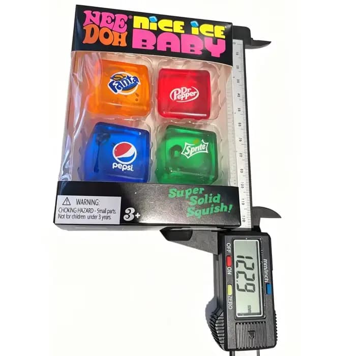 Ensemble HOT / Squishy Needoh / Nice Cube Schylling / Outil sensoriel anti-stress / Jouet sensoriel pour l'anxiété et la concentration / Cube sensoriel pour adultes et enfants