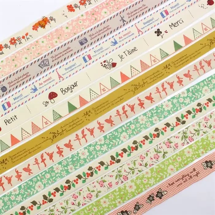 Emballage cadeau imprimé à la main avec cordon de serrage pour vêtements, tissu à coudre, décoration de noël, 5 mètres, 8 pouces, 15mm, rubans 100% coton