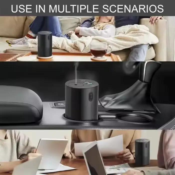 Diffuseur d'huiles essentielles portable, diffuseur d'arômes électrique pour la maison, le bureau, la voiture, machine à diffuser des arômes, parfum d'ambiance