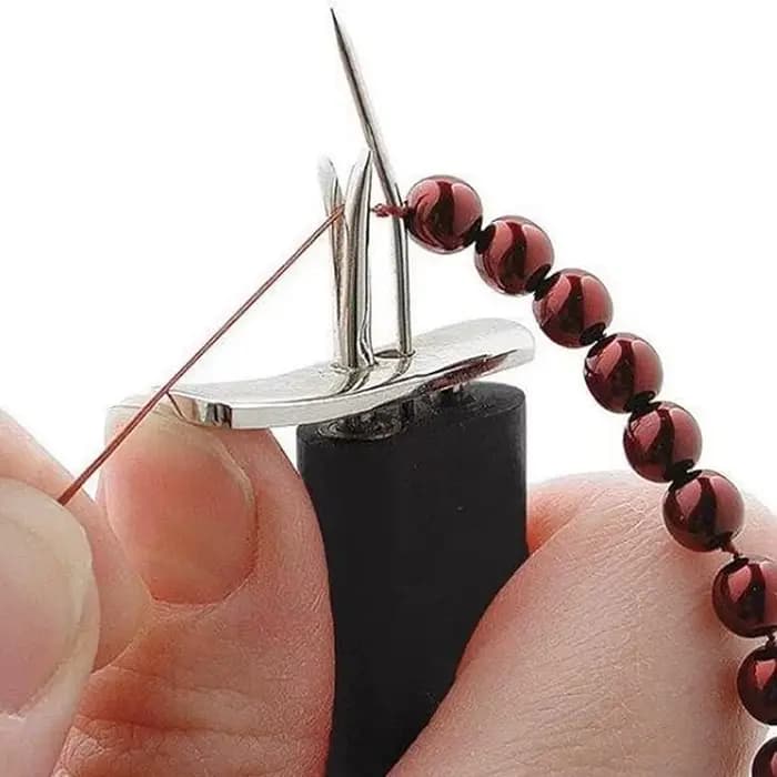 Nœuds de sécurité décoratifs pour la fabrication de bijoux DIY, outil de perlage de perles, outil d'aide pour la création de bijoux et bracelets, fil de soie
