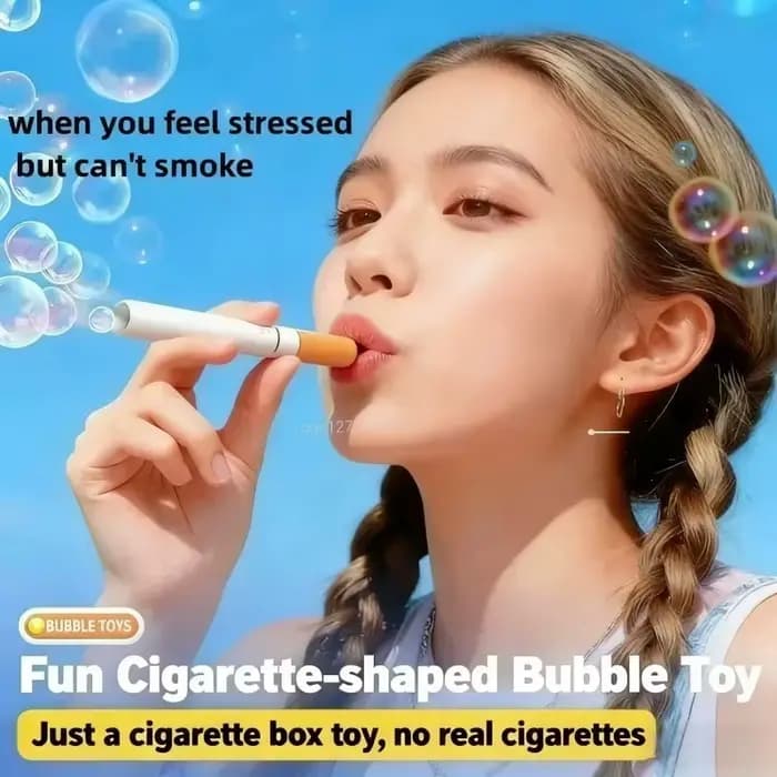 Boîte de cigarettes à bulles simulée, créative et amusante, pour adultes, décompression, blague à bulles, abstrait
