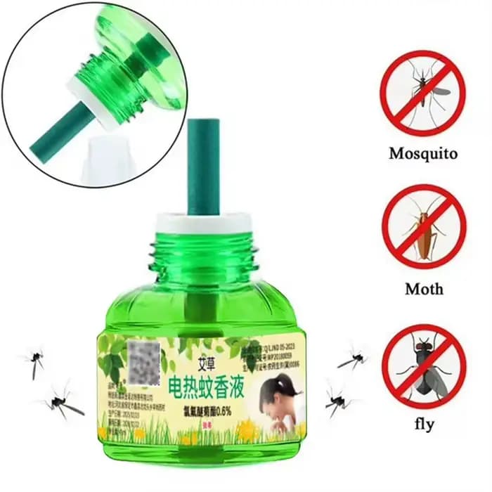 1/2/3 pièces Recharge liquide anti-moustiques électrique, Répulsif anti-moustiques sans odeur, Répulsif anti-insectes