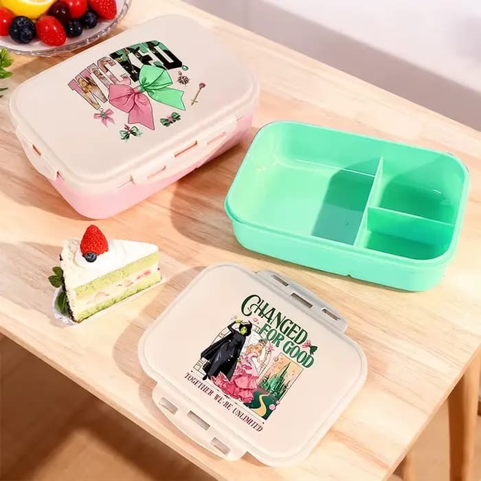 Wicked Bento boîte à déjeuner enfants pique-nique Musical conteneurs de stockage des aliments étudiant école dîner cas femmes bureau boîte à déjeuner cadeau nouveau