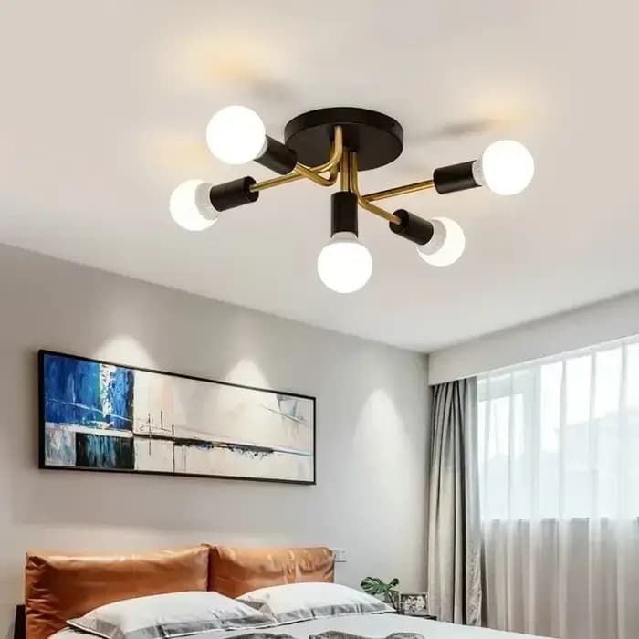 Plafonniers nordiques pour la maison, lampes de chambre à coucher, art de la personnalité, étude, salle à manger, simple, moderne, créatif
