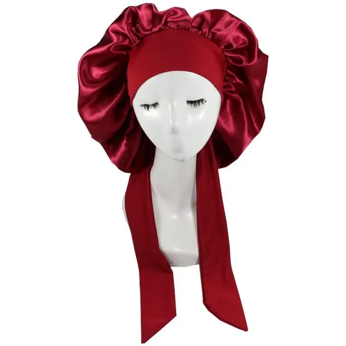 Femmes Satin solide chapeau De couchage nuit Bonnet De sommeil soins capillaires Bonnet Bonnet De Nuit pour femmes hommes unisexe Bonnet De Nuit douche Turban