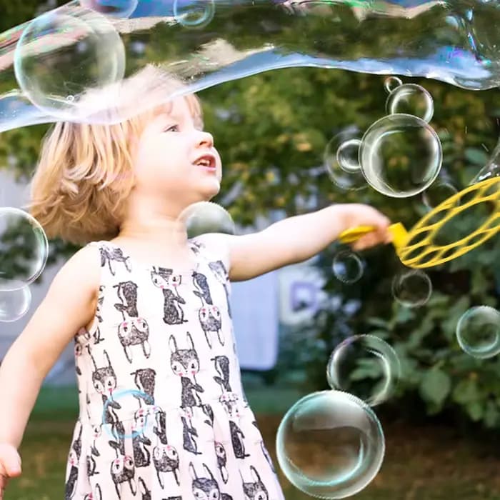 Ensemble de grandes baguettes à bulles, jouets, grande machine de fabrication de bulles avec plateau pour enfants et adultes, cadeaux de fête d'été en plein air, jeux d'anniversaire
