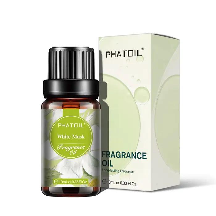 PHATOIL 10ml huile parfumée pour bougies faisant diffuseur noix de coco vanille café noir opiumm ange La Vie Est Belle gomme à bulles