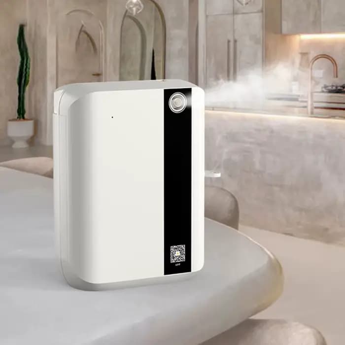 TEABLUM – diffuseur d'arôme 500ML, diffuseur d'huile essentielle Bluetooth pour la maison, parfum d'ambiance, climatisation, oasis aromatique électrique, désodorisant