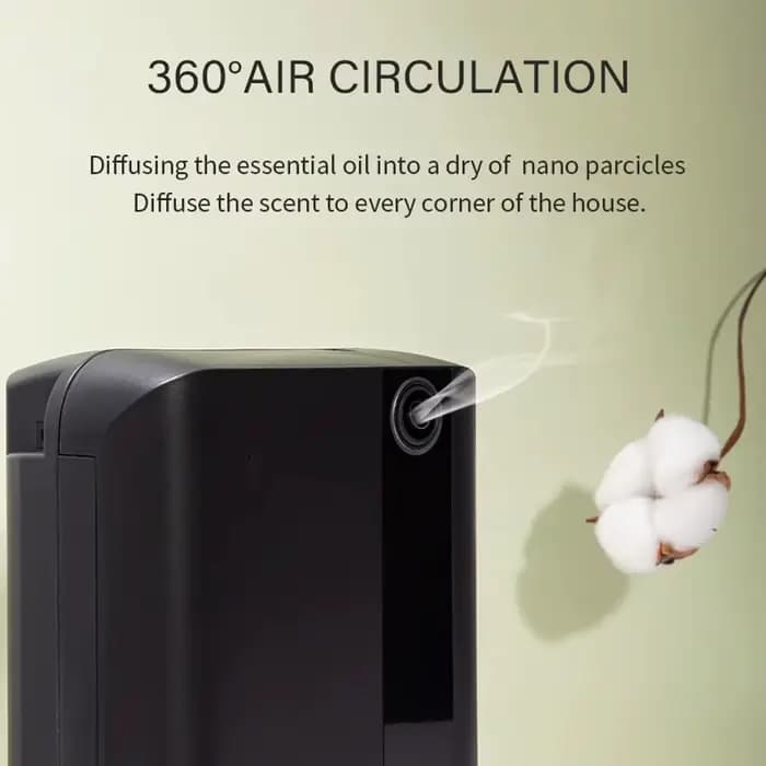 TEABLUM – diffuseur d'arôme 500ML, diffuseur d'huile essentielle Bluetooth pour la maison, parfum d'ambiance, climatisation, oasis aromatique électrique, désodorisant