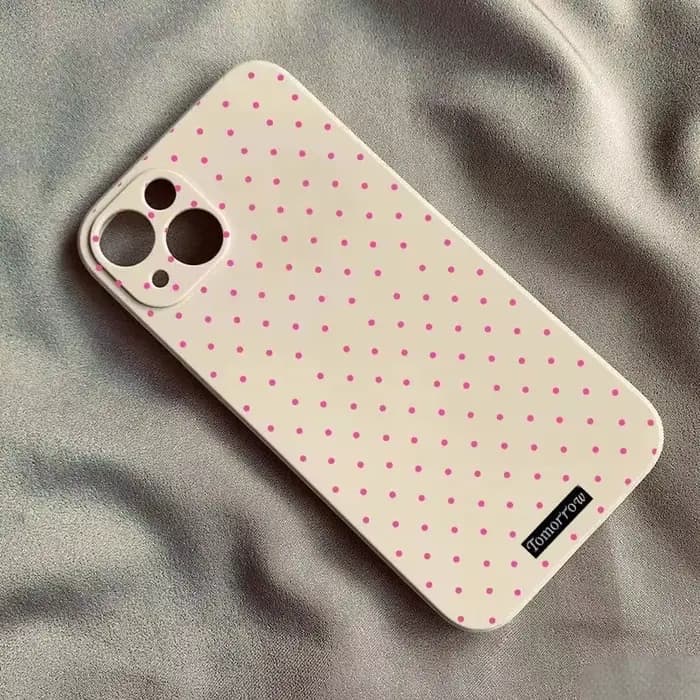 Coque de téléphone antichoc à petits pois pour iPhone 17 Air 16 e 15 14 13 12 11 Pro Max Plus Mini SE 2020 2022
