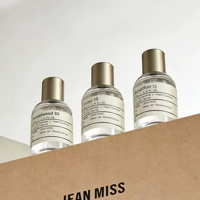 Coffret Cadeau Mini Parfum de Luxe Élégant Boisé Chaud Santal Frais Fruité Longue Durée Unisexe Parfum Naturel Quotidien Spray Corporel