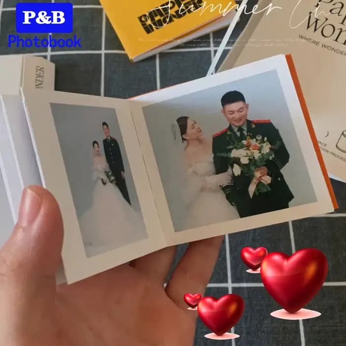 Livre photo de 6 pouces pour photos personnalisées