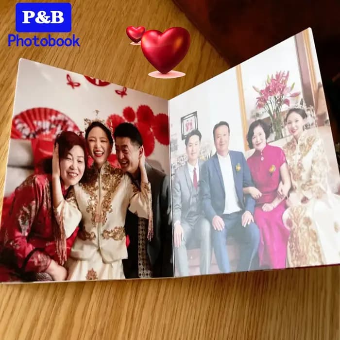 Livre photo de 6 pouces pour photos personnalisées