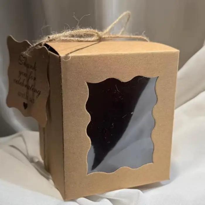 Coffrets cadeaux de bougies en papier Kraft