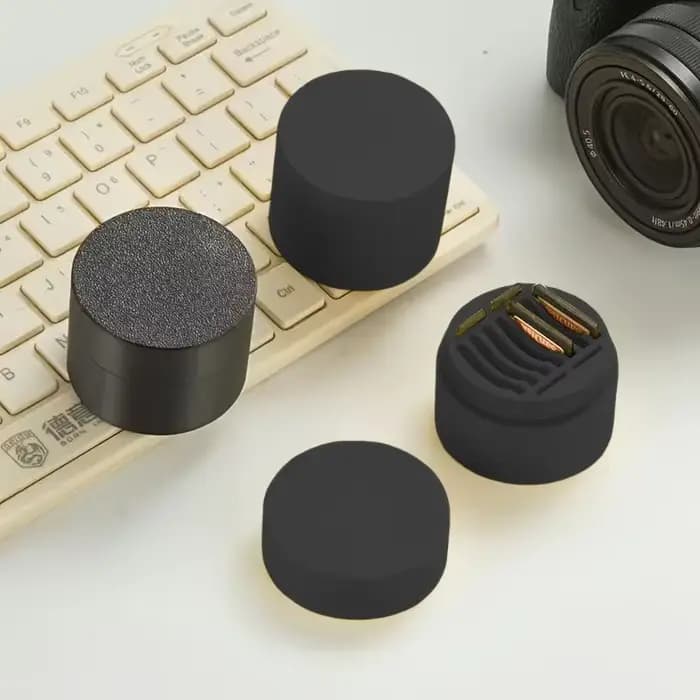 Boîte de rangement pour cartes Mini SD avec couvercle