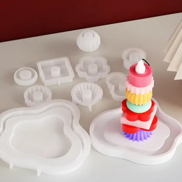 Moule en Silicone à couches empilables