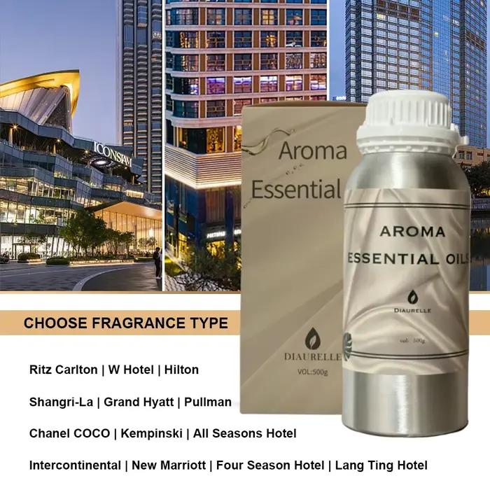 Huiles essentielles 500ml pour diffuseur aromatique huile de parfum désodorisant odeur pour dispositif de parfum domestique huile de diffuseur de parfum d'hôtel