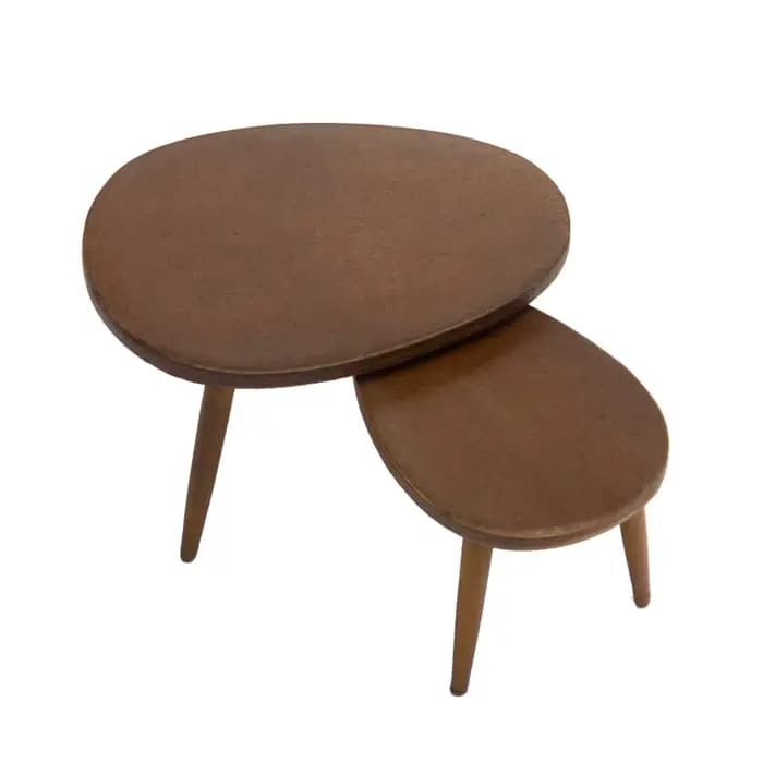Table basse triangulaire l'inventaire maison de courses, bureau d'ordinateur, table à thé, modèle pour maison au beurre, décoration d'intérieur, jouets pour enfants, cadeau, 1 ensemble, 1:12