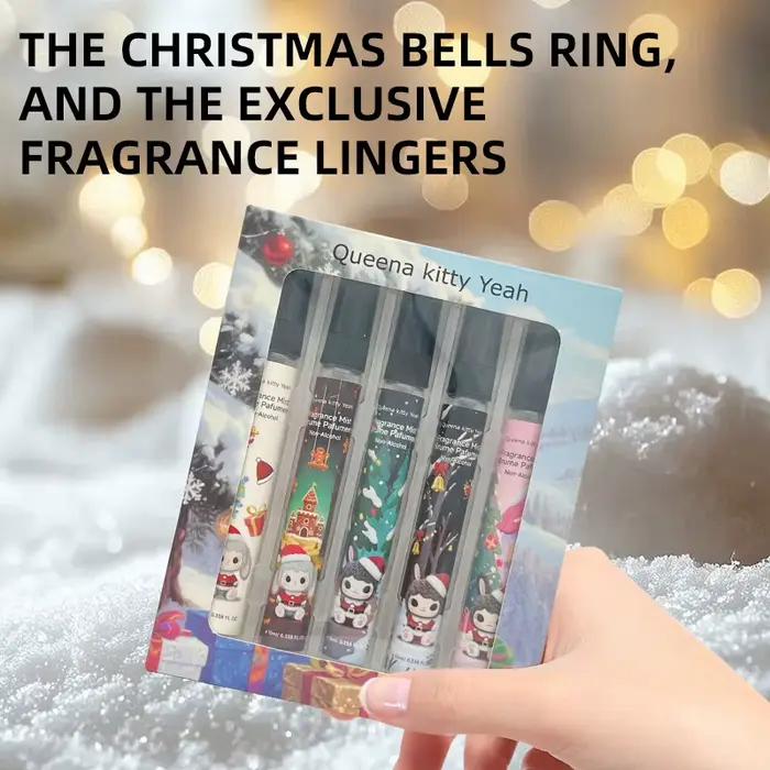 Coffret cadeau de parfum de noël sans alcool, vanille florale fruitée, parfum durable, frais, nouveau Type, envoyer un cadeau pour amis, Spray de parfum