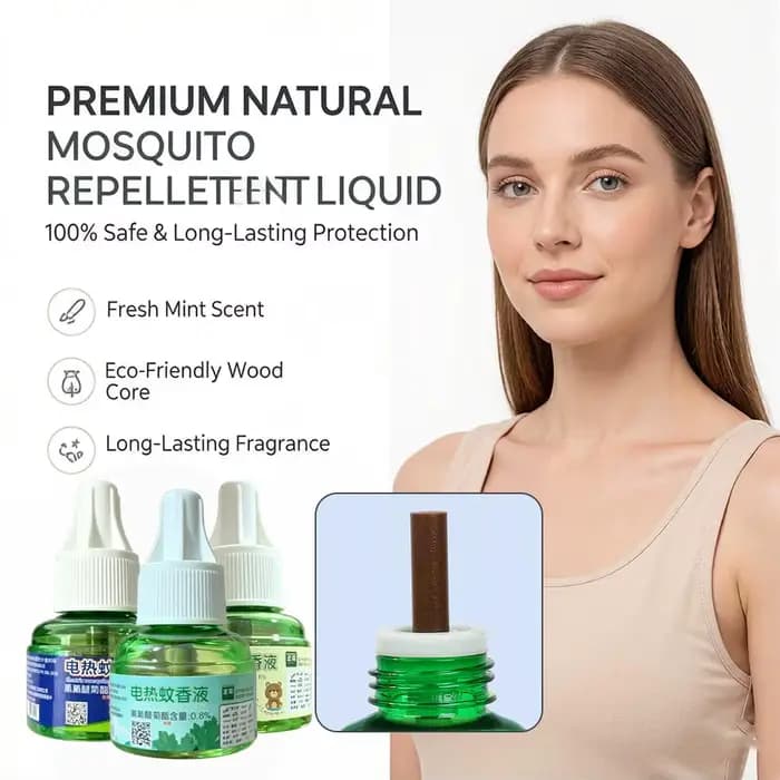 Liquide Répulsif Moustiques Électrique, Recharge Liquide Répulsive Inodore pour la Maison, 1 pièce, Anti-Moustiques et Nuisibles