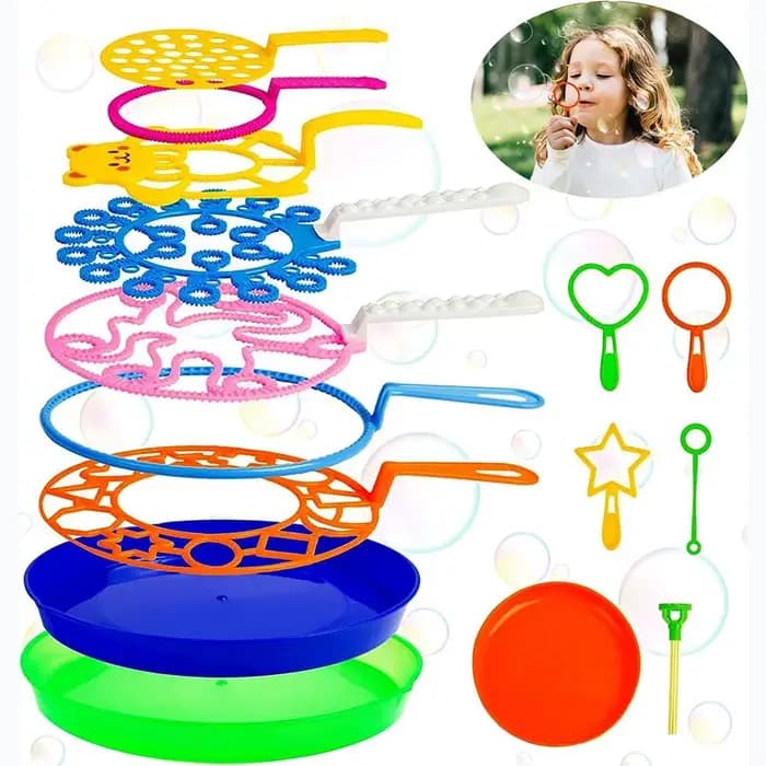 3/7 pièces outils de soufflage de bulles ensemble de bâtons de bulles de savon jouets de soufflage de bulles jouets amusants pour enfants en plein air jouets interactifs en famille