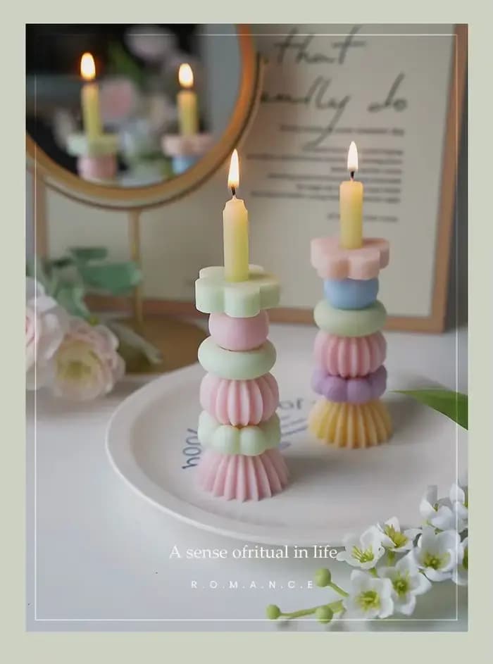 Bougie parfumée à longue tige, bricolage, aromathérapie, cire de soja, pour mariage, anniversaire, fête, décoration de la maison