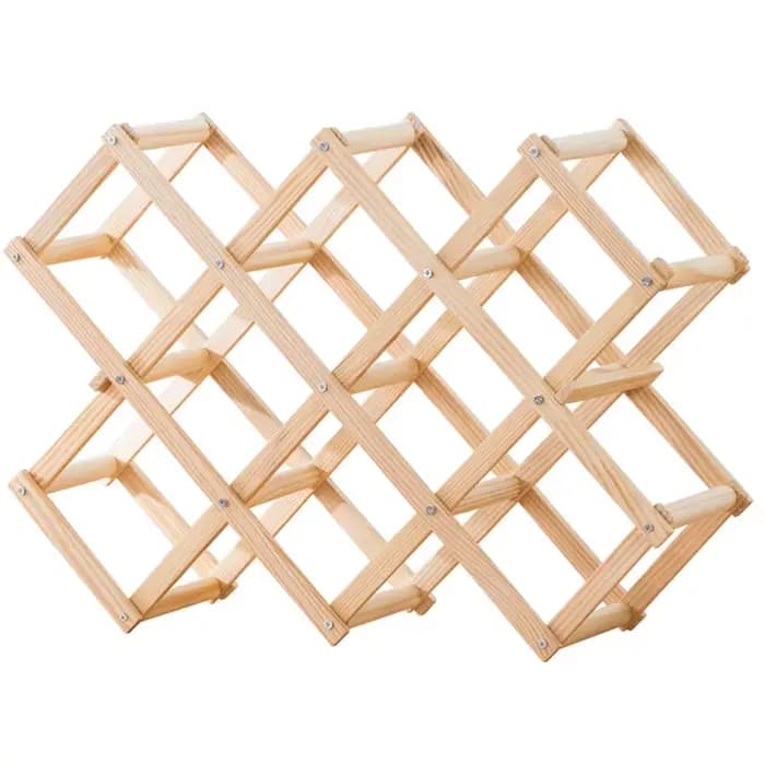 Porte-bouteilles en bois pour 3/10 bouteilles
