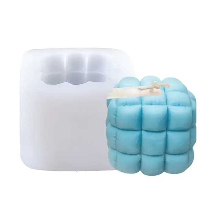 E8BD – moules bougies faits à main, aromathérapie, cire soja, en Silicone, en plâtre, en résine époxy UV, à savon