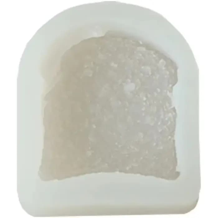 Nouveau Arôme bougie faisant des moules Toast Silicone moules pain moule Simulation Mini Toast tranche Silicone moule Biscuit gâteau chocolat