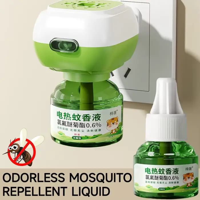 Liquide anti-moustiques pour diffuseurs électriques, répulsif domestique, non toxique, à brancher, anti-moustiques électrique sûr