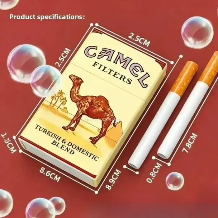 Boîte à cigarettes à bulles de jouet simulée, créative et amusante, pour la décompression des adultes, blague à bulles abstraite