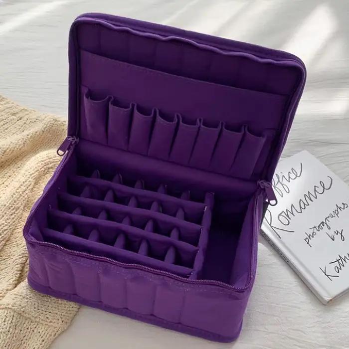 Étui pour huiles essentielles 38 fentes 5ML 10ML 15ML, boîte d'huile essentielle de parfum, support de transport Portable de voyage, sac de rangement pour vernis à ongles