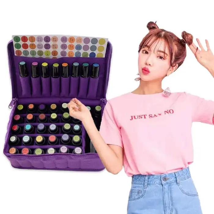 Étui pour huiles essentielles 38 fentes 5ML 10ML 15ML, boîte d'huile essentielle de parfum, support de transport Portable de voyage, sac de rangement pour vernis à ongles