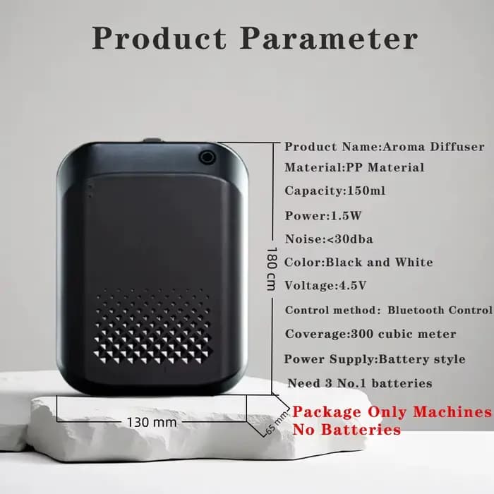 Diffuseur d'arôme de batterie couverture 300m3